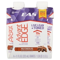 EAS Advant Edge Pure Milk Protein Shake Milk Chocolate - 4 PK Food Product Image