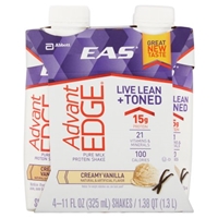 EAS Advant Edge Protein Shake Creamy Vanilla - 4 CT