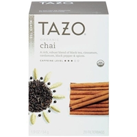 Tazo Spiced Black Tea Filterbags Organic Chai - 20 CT Packaging Image