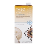 Tazo Chai Black Tea Concentrate Decaf Latte Food Product Image