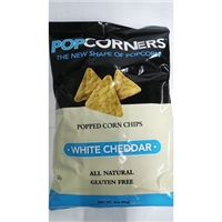 6 PACKS : White Cheddar Popcorn Chips 16 - 3 Oz Bags Product Image