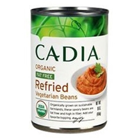 CADIA, ORGANIC REFRIED VEGETARIAN BEANS Food Product Image