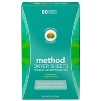 Method Dryer Sheets Beach Sage Food Product Image