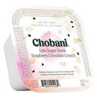Chobani Less Sugar Raspberry Chocolate Crunch Greek Style Yogurt - 5.3oz Product Image