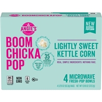Angie's BoomChickaPop Lightly Sweet Kettle Corn Microwave Popcorn, (4) 3.29 Fresh-Pop Bowls Product Image
