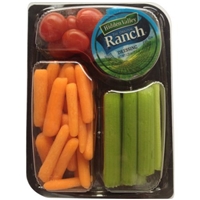Taylor Farms Vegetable Snack Tray with Ranch Dressing, 7.5 oz Product Image