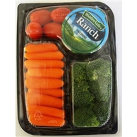 Taylor Farms Snack Tray With Broccoli, Carrots And Tomatoes 7 Oz Product Image