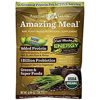 Amazing Grass Amazing Meal Café Mocha, Box Of 10 Individual Servings, 0.99 Ounces Food Product Image
