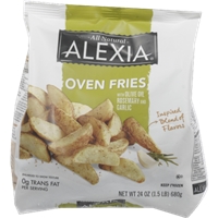 Alexia All Natural Family Size Olilve Oil, Rosemary & Garlic Oven Fries Food Product Image