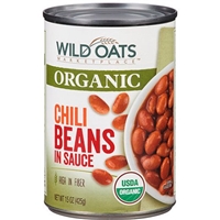 Wild Oats Marketplace Organic Chili Beans in Sauce, 15 oz Food Product Image