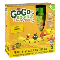 GoGo Squeez Fruit & Veggies Boatin' Banana - CT Product Image