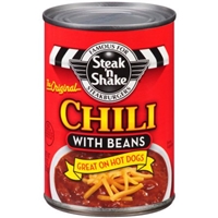 Steak 'n Shake Chili with Beans, 10 oz Food Product Image