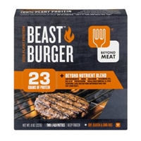 Beyond Meat 100% Plant Protein Beast Burger Patties 1/4 LB - 2 CT
