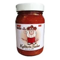 Kylitos Salsa Kylito's Salsa Chunky Garlic Hot 16 Oz Food Product Image