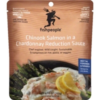 Fishpeople Chinook Salmon In a Chardonnay Reduction Sauce Food Product Image