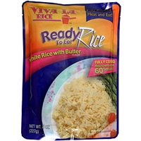 Viva La Rice Ready To Eat Rice White Rice With Butter Flavor Food Product Image