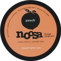 Noosa Gluten Free Peach Yoghurt Food Product Image
