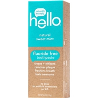 Hello Natural Sweet Mint Fluoride Free Toothpaste