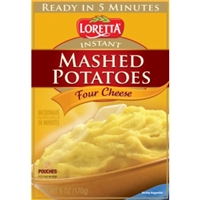 4 cheese best sale instant mashed potatoes