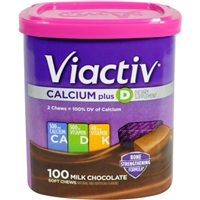 Viactiv Calcium Plus D Dietary Supplement Milk Chocolate - 115 CT Food Product Image