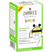Zarbee's Naturals Baby Vitamin D Supplement Food Product Image