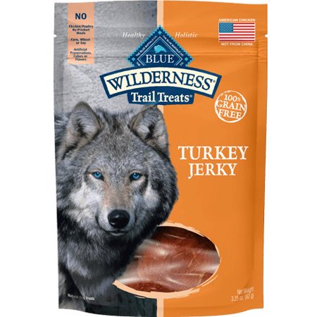 Blue Buffalo Wilderness Trail Treats Grain Free Crunchy Dog Treats Biscuits, Turkey Recipe, 10-Oz Bag Food Product Image