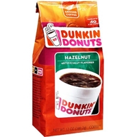 Dunkin' Donuts Hazelnut Ground Coffee Packaging Image
