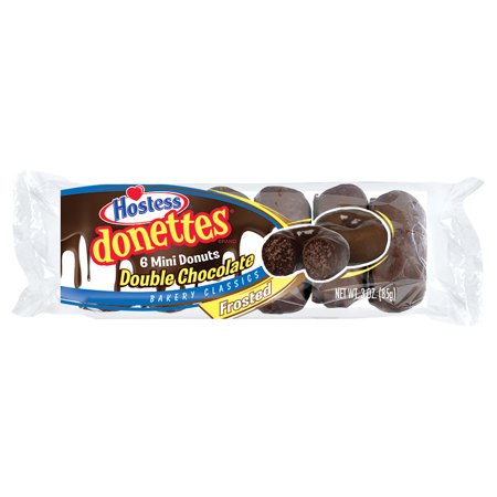 Hostess Hostess, Donettes, Mini Donuts, Frosted Double Chocoalte Product Image