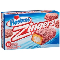 Hostess Zingers Raspberry Iced Cake With Creamy Filling - 10 CT Product Image