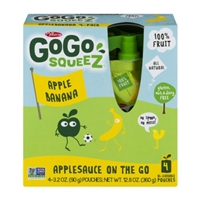 GoGo Squeez Applesauce On The Go Apple Banana - 4 CT Food Product Image