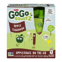 GoGo Squeez Applesauce On The Go Apple Cinnamon - 4 CT Product Image