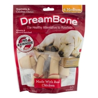 DreamBone Vegetable & Chicken Chews Medium - 4 CT Food Product Image