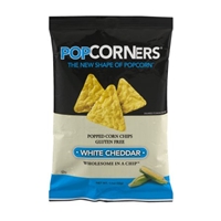 PopCorners Popped Corn Chips Gluten Free White Cheddar Product Image