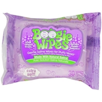 Boogie Wipes Grape Scent Extra Soft Saline Wipes - 30 Ct Food Product Image